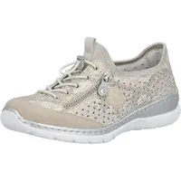 Rieker dames slip-on schoenen beige