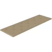 vidaXL Wand Hoofdbord 12 st Cappuccino Kunstleer