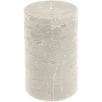 Viana Effen kaarsen grijs 85x150mm 2st, 2 Stück
