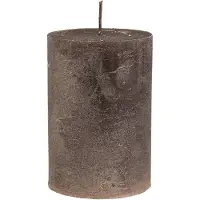 Viana Massief koperen metalen pilaarkaarsen, 60x80mm, set van 4, Adventsdeco
