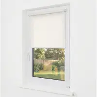 Estika Klemmfix rolgordijn zonder boren 50x220 cm parel lichtdoorlatend