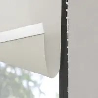 Dutchblinds Rolgordijn - lichtdoorlatend - Parel Wit - 50x275cm - Raamdecoratie op maat