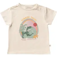 Your Wishes T-shirt wit Meisjes Stretchkatoen Ronde hals Printopdruk - maat 134