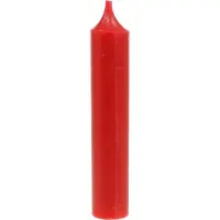 Viana Taper Candles Korte Kaarsen Rood Decoratie Kerst Ø21/110mm 6 Stuks, 6