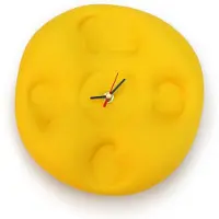 Ikonic - Design Klok - Bubble Clock Geel - Teun Zwets