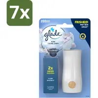 Glade - Houder Touch & Fresh - Pure Clean Linen - 10 ml - Bulkverpakking - 7 stuks