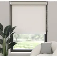 Dutchblinds Rolgordijn - lichtdoorlatend - Beige - 180x190cm - Raamdecoratie op maat