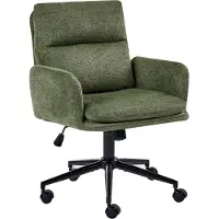 Beliani CONSTANTIA - Bureaustoel - Groen - Polyester
