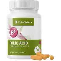 FutuNatura Foliumzuur (Folaat B9) + B-vitaminen voor zwangerschap & borstvoeding 30 St