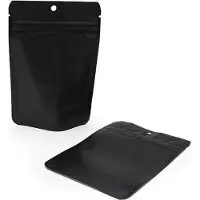 Packlinq Stazakken Mat Zwart 10x6x15cm 57 gram met rond ophanggat