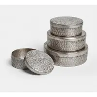 Loberon Blik set van 4 Silvaras