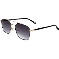 Safilo Zonnebril BUSSOLA 09/S 55/18/145 Zwart goud RVS MAN BUSSOLA 09/S