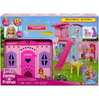 Mattel Barbie poppenhuis Chelsea pop-up huis speelset multicolor.