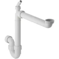 Geberit ruimtebesparend spoelbaksifon voor 1 spoelbak