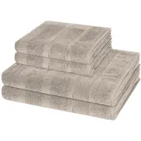 Cawö Sonstiges 2 X handdoek 2 X douchehanddoek - in set 4 pack Noblesse
