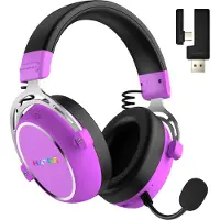 HATOR Hypergang 3 Wireless, Draadloos, 10 - 44000 Hz, Gaming, 330 g, Hoofdtelefoon met microfoon, Paars