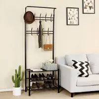 Bobbel Home - Multifunctionele Garderobe Kast - Met Kapstok En Schoenenrek