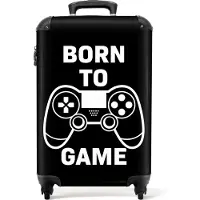 NoBoringSuitcases.com - Kindertrolley jongen - Game kinderkoffer jongens - 55x35x25