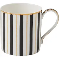 Maxwell & Williams Maxwell and Williams - Mok Regency Black - Zwart servies - Goud