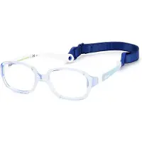 Polaroid Kids Polaroid Kinderbril PLD K002 40/14/105 Azure wit Polyamide monturen KIDS PLD K002