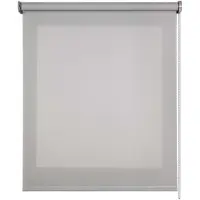 STORESDECO - Screen Premium rolgordijn met technische stof, 38 mm Grijs 100x180 cm