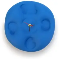 Ikonic - Design Klok - Bubble Clock Blauw - Teun Zwets