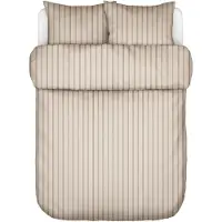 Marc O'Polo Dekbedovertrek Olin Oatmeal Katoen-240 x 200 / 220 cm | Lits-Jumeaux