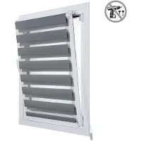 STORESDECO - EasyFix Duo rolgrodijnen, rolgordijn zonder boren, Zilver, 90x180 cm