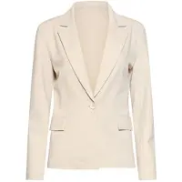 Smashed Lemon Elegante blazer met klassieke revers en knoopsluiting |