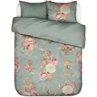 Essenza Dekbedovertrek Orianna Dusty Teal Satijn-200 x 200 / 220 cm | 2-Persoons