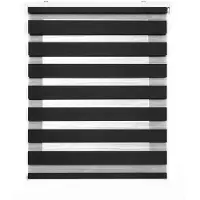 STORESDECO - Duo rolgrodijn – stijlvol dubbel textiel grijs, 120x180 cm
