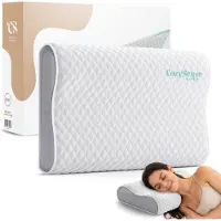CozySense Hoofdkussen - Orthopedisch Pillow - Ergonomisch Kussen - Traagschuim Tegen Nekklachten - Incl. Kussensloop & Draagtas - Medium Hardheid