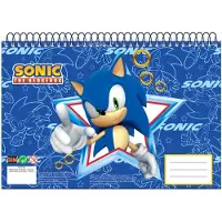 Javoli Sonic the Hedgehog Rush Sonic the Hedgehog A/4 spiraal schetsboek, 30 bladen