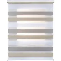 STORESDECO - Duo rolgrodijn – stijlvol dubbel textiel driekleur, 120x180 cm