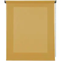 STORESDECO - Doorschijnend rolgordijn, rolgordijnen voor ramen geel 100x250 cm
