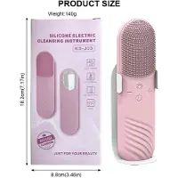 OEM Siliconen Facial Cleansing Brush-Elektrische Diepe Reiniging & Massage – USB Oplaadbaar – Roze