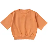 Your Wishes T-shirt oranje Meisjes Sweat Ronde hals Effen - maat 110