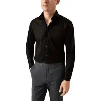 Eton Overhemd zwart