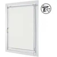 STORESDECO - Opaco EasyFix rolgordijn, rolgordijnen zonder boren Wit 120x180 cm