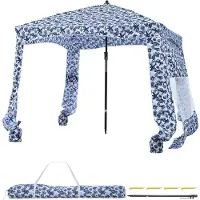 Vevor strandcabana 183 x 183 cm
