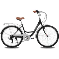 Hiland Flare Commuter Stadsfiets - 26 inch damesfiets met 7 versnellingen - Geschikt voor buitenactiviteiten in de lente