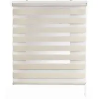 STORESDECO - Duo rolgrodijn – stijlvol dubbel textiel linnen, 140x180 cm