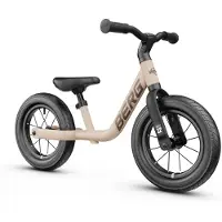 Berg MOOV12 Loopfiets - 2,5+ jaar - 12 inch - Lichtgewicht - Comfortabele luchtbanden - Verstelbaar Stuur en Zadel - Sand Beige