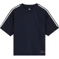 We fashion Shirt donkerblauw / wit