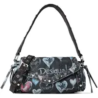 Desigual Schoudertas marine / hemelsblauw / zilver