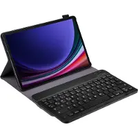 Cazy tablet Hoes met Toetsenbord geschikt voor Samsung Galaxy Tab S9 / S9 FE / S10 FE / S10 Lite - QWERTZ Bluetooth Keyboard Case - Zwart