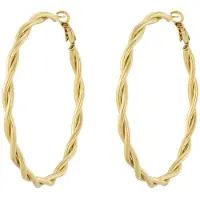 Cala Rose Oorbellen 'TWIST HALO' goud
