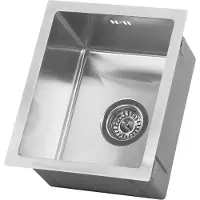 LOMAZOO Spoelbak Keuken Polaris 34/40 - Spoelbakken Keuken - Wasbak Keuken - RVS