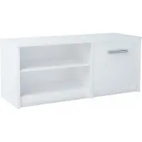Matkam BODO 1D - TV Kast - 1 Deur - 1 Legplank - Wit