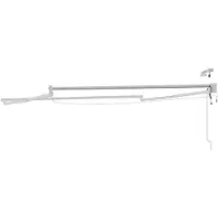 vidaXL Elektrisch Uittrekbaar Markies Frame Wit 3 x 2,5 m Aluminium